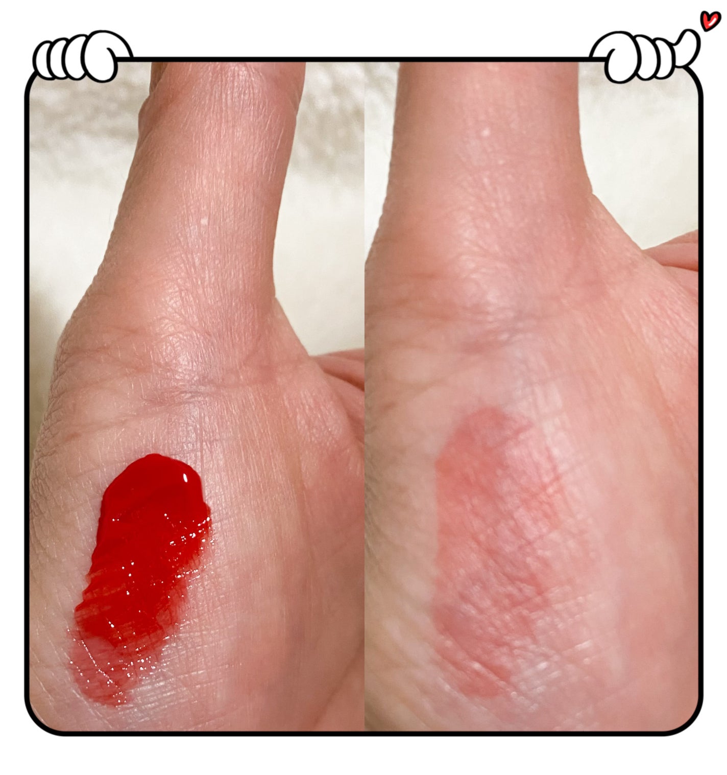 ミューテッドシアーティント/Ririmew/リップティントを使ったクチコミ(2枚目)