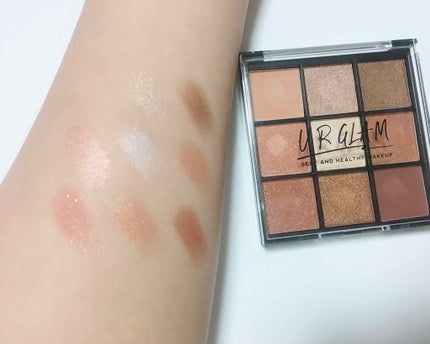 UR GLAM BLOOMING EYE COLOR PALETTE/U R GLAM/アイシャドウパレットを使ったクチコミ(2枚目)