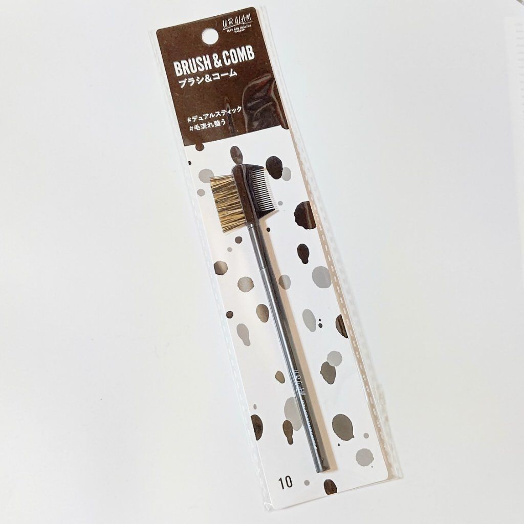 UR GLAM　BRUSH & COMB（ブラシ＆コーム）/U R GLAM/メイクブラシを使ったクチコミ（3枚目）
