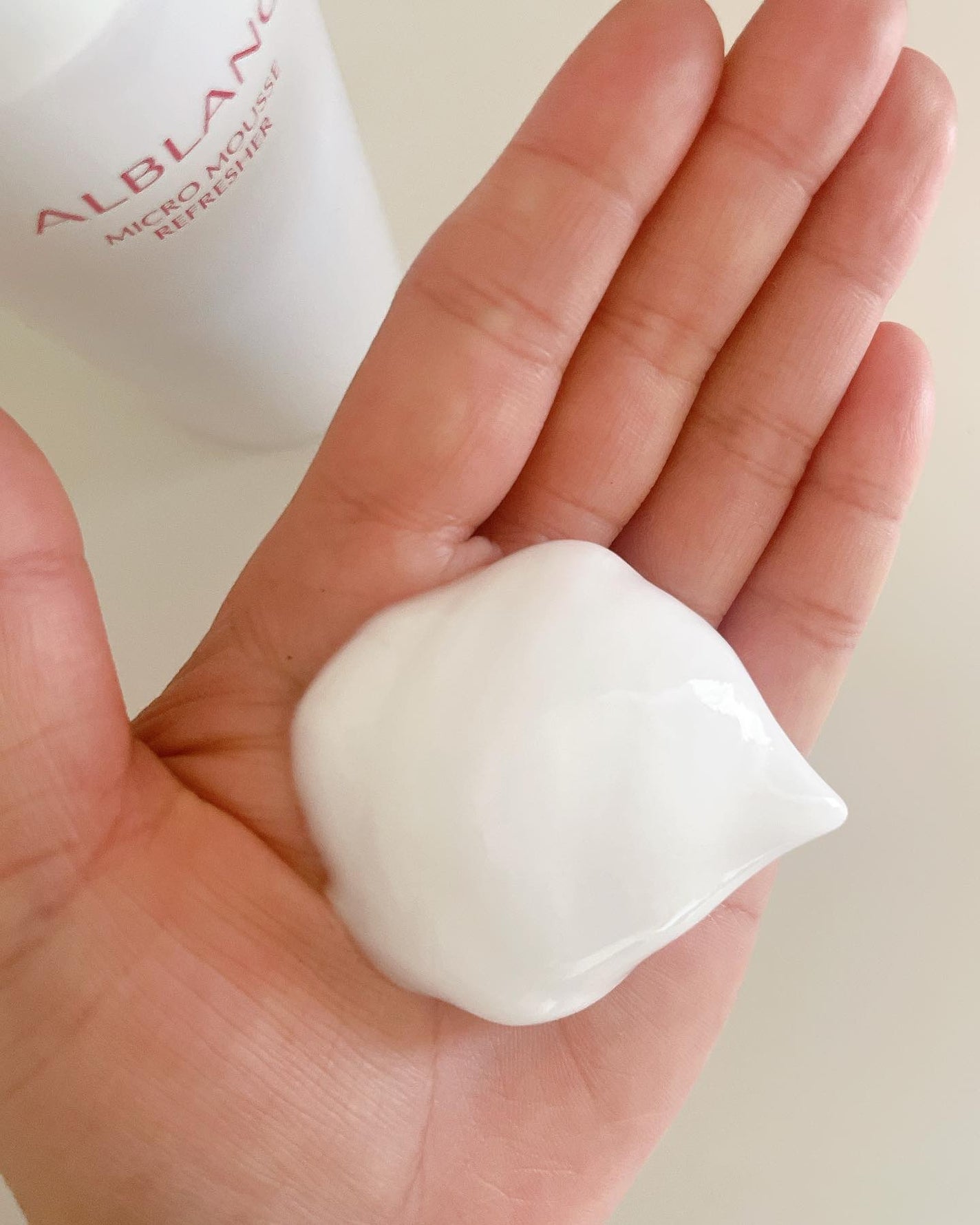 マイクロムース リフレッシャー/ALBLANC/泡洗顔を使ったクチコミ(3枚目)