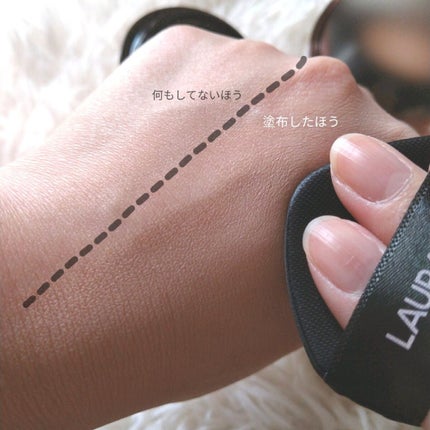 フローレス ルミエール ラディアンス パーフェクティング トーンアップ クッション/ローラ メルシエ/クッションファンデーションを使ったクチコミ(4枚目)