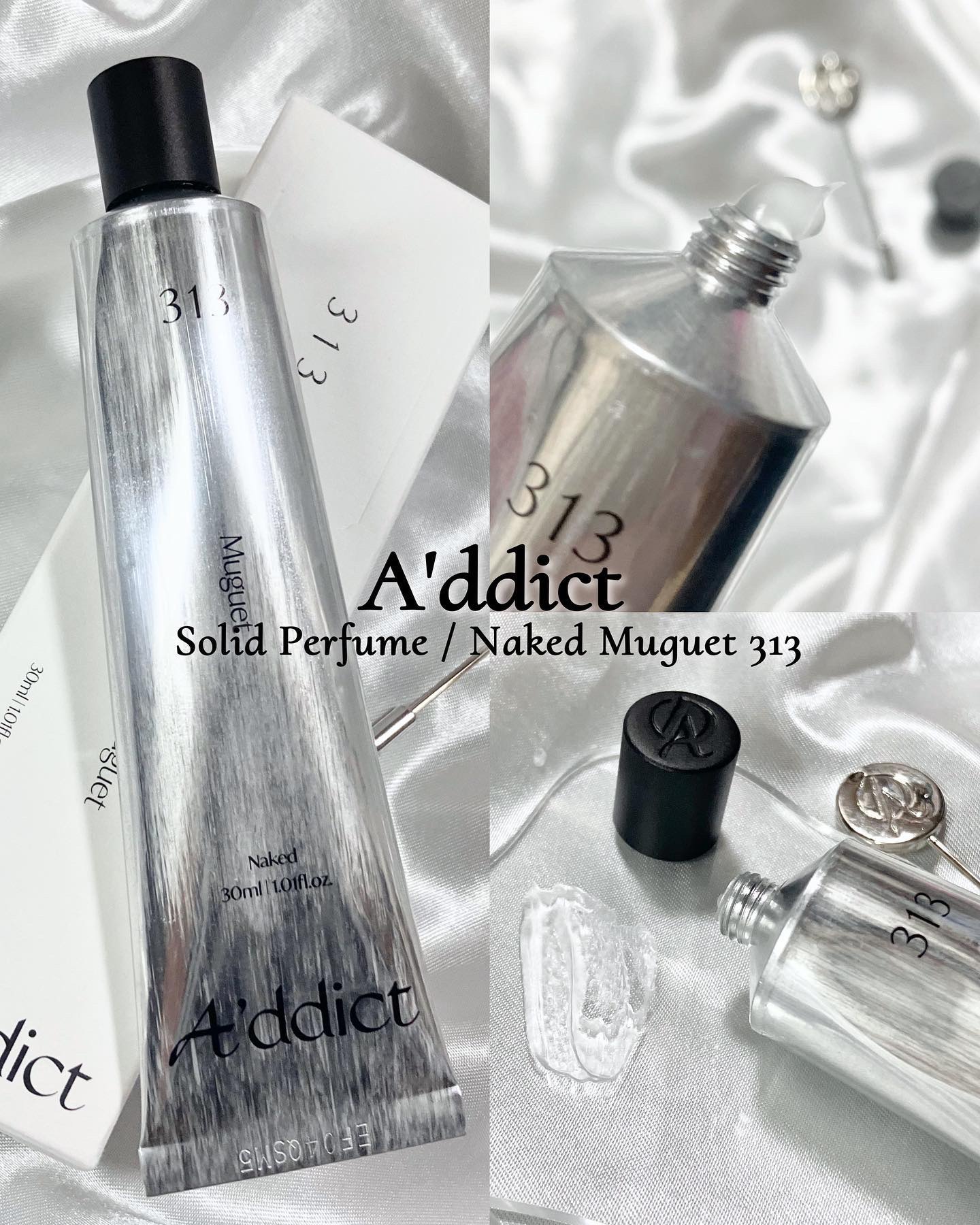 ソリッドパフューム ミュゲ 313/Addct/練り香水を使ったクチコミ（1枚目）