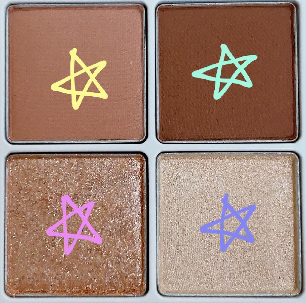 THE アイパレR/b idol/アイシャドウパレットを使ったクチコミ（2枚目）