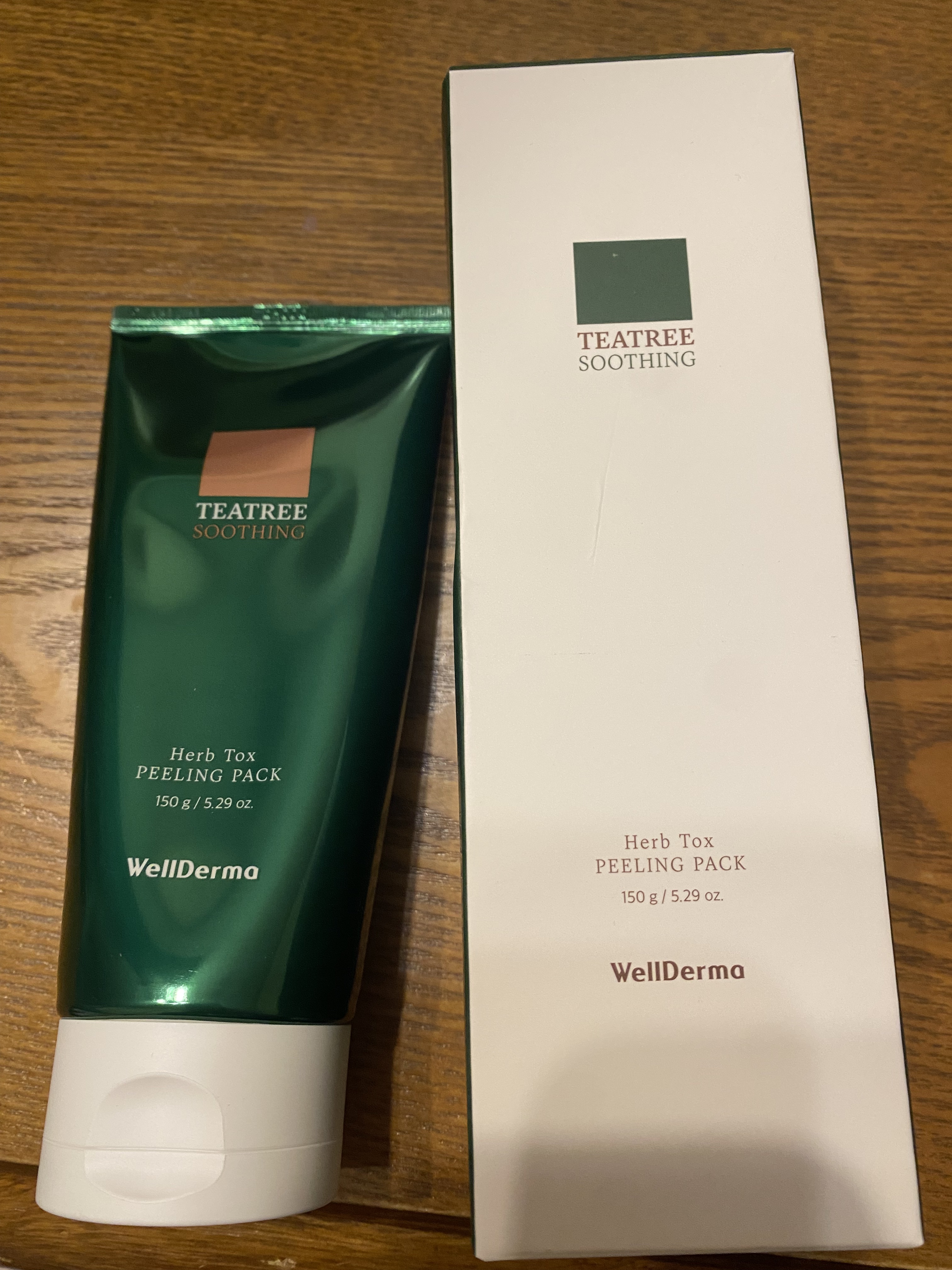 ティーツリーハーブピーリングパック/WellDerma/洗い流すパック・マスクを使ったクチコミ（1枚目）