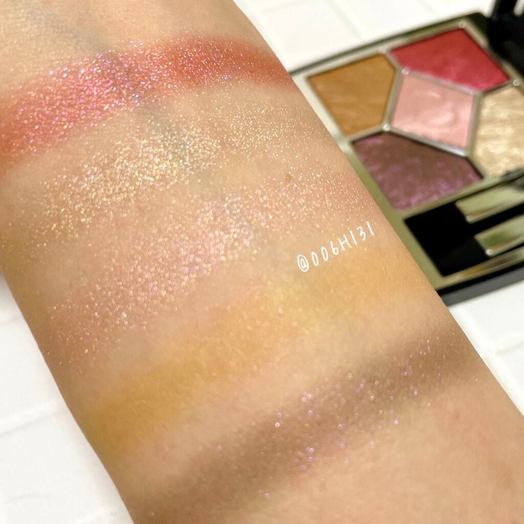 サンク クルール クチュール<バーズ オブ ア フェザー>/Dior/アイシャドウパレットを使ったクチコミ(5枚目)