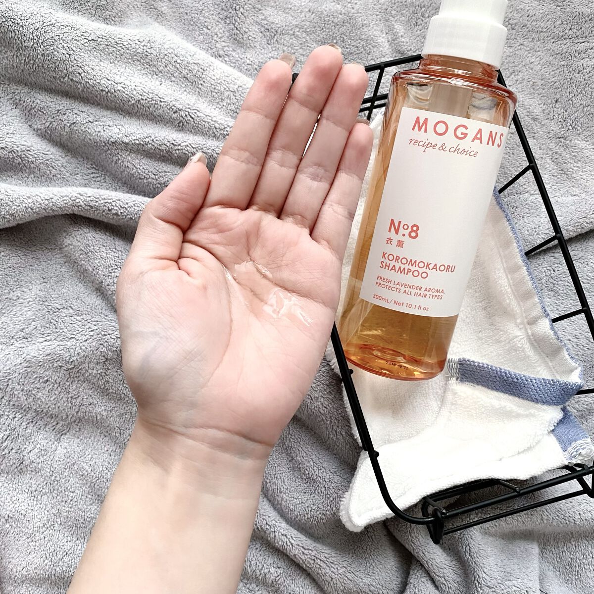 ノンシリコン アミノ酸 シャンプー/コンディショナー 衣薫（ころもかおる） シャンプー 300ml/MOGANS/市販シャンプーを使ったクチコミ（2枚目）