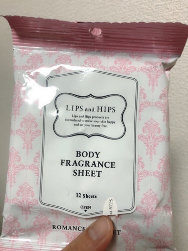 LIPS and HIPS ボディフレグランスシートのクチコミ「
最近のお気に入りです🌸

公式サイトから引用させて頂きます。

LIPS and HIPS　.....」（1枚目）