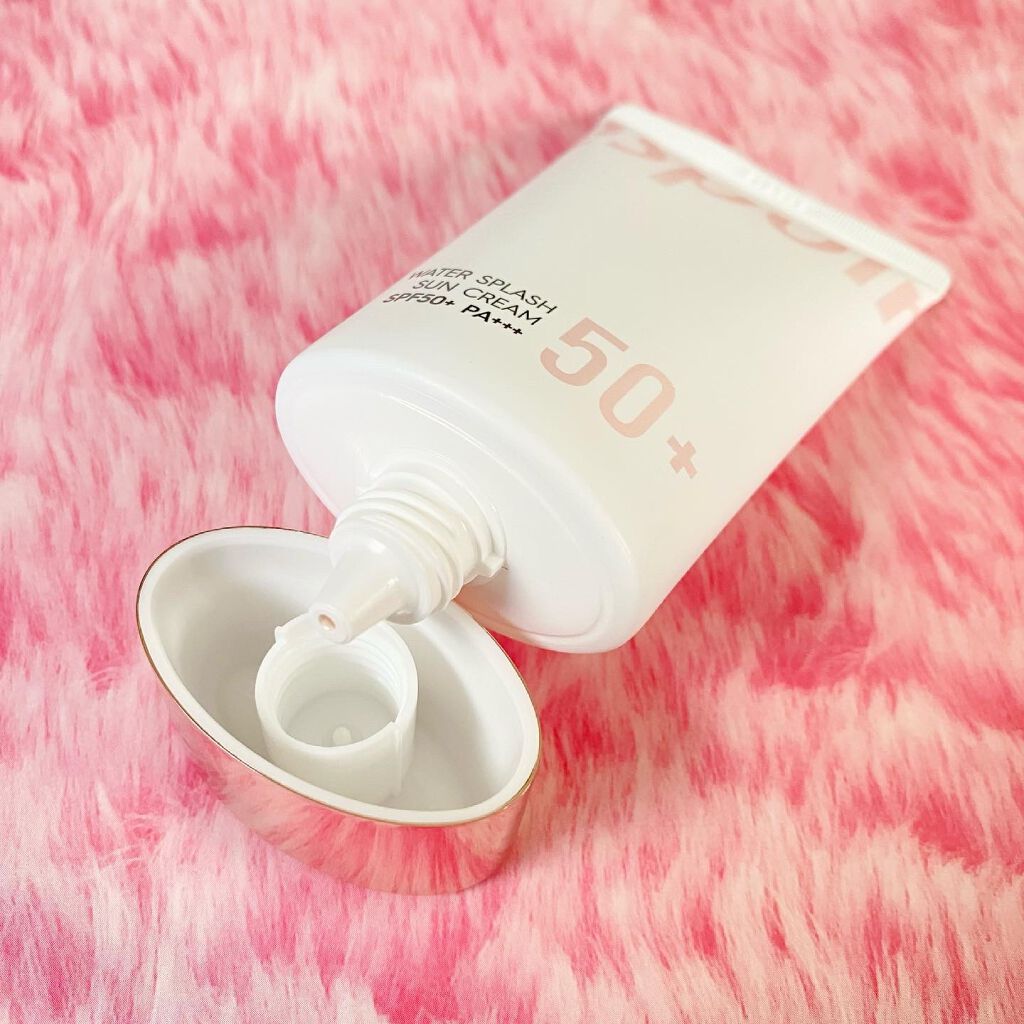 ウォータースプラッシュサンクリーム/espoir/日焼け止め・UVケアを使ったクチコミ(2枚目)