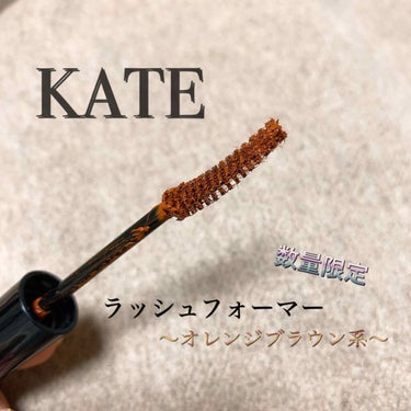 2/1発売のKATE ラッシュフォーマー

私はBR-1 オレンジブラウンを購入しました！


もともとヒロインメイクの極細マスカラを
買いに行くつもりでマツキヨに行ったのですが…数量限定の文字にまんま