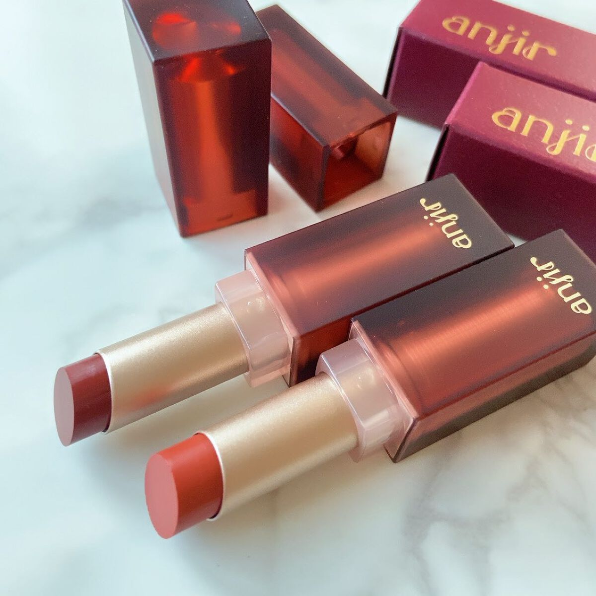 センシュアル リップ スティック/anjir/口紅を使ったクチコミ（3枚目）