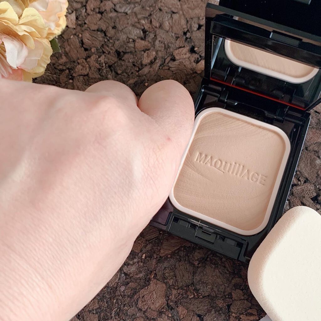 ドラマティックパウダリー EX/マキアージュ/パウダーファンデーションを使ったクチコミ(4枚目)