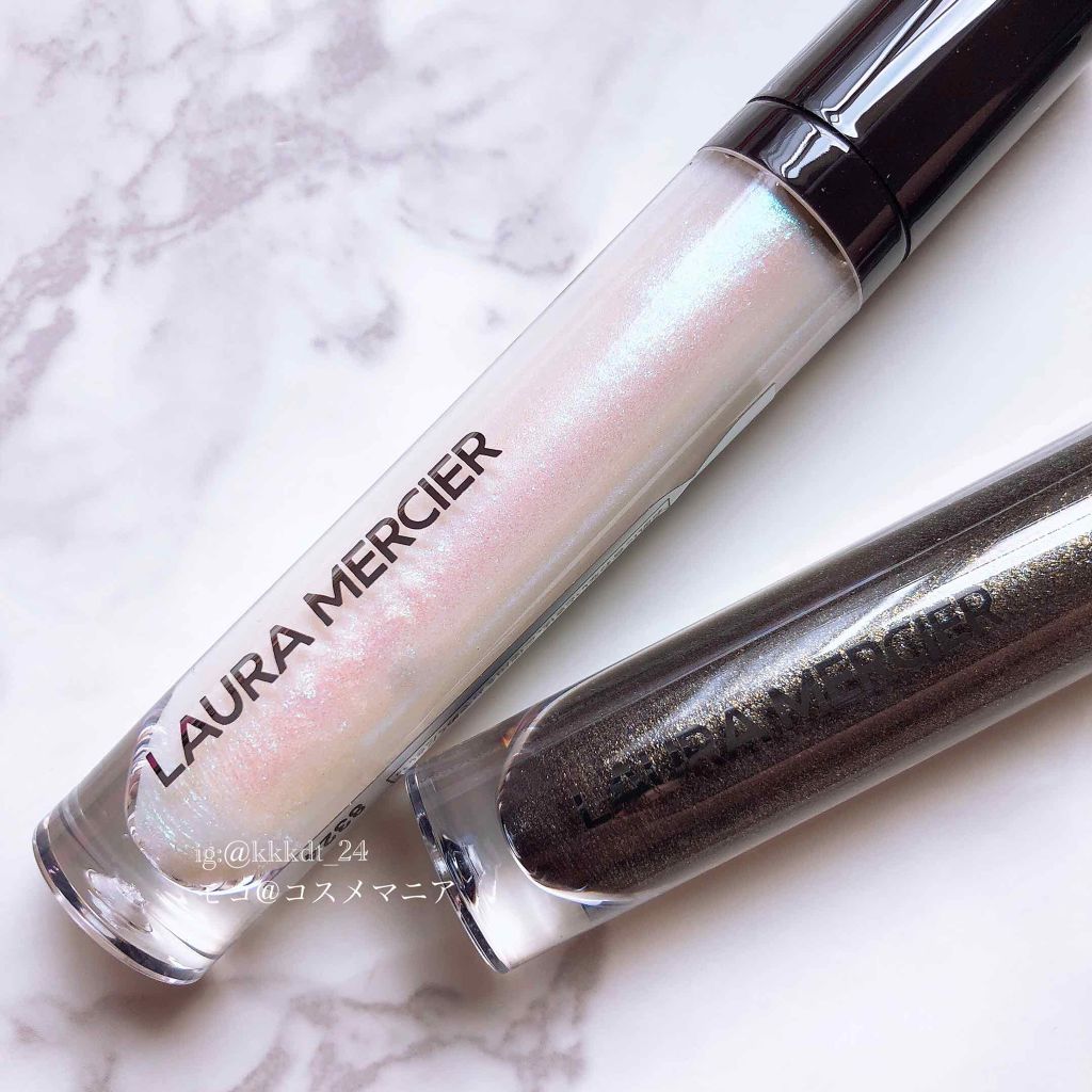 キャビア クローム ヴェイル ライトウェイト リキッド アイカラー 06 オパールセント/ローラ メルシエ/リキッドアイシャドウを使ったクチコミ（1枚目）