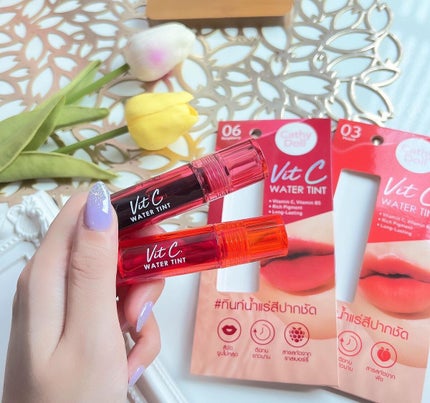 Vit C ウォーターティント/CathyDoll/リップティントを使ったクチコミ(8枚目)