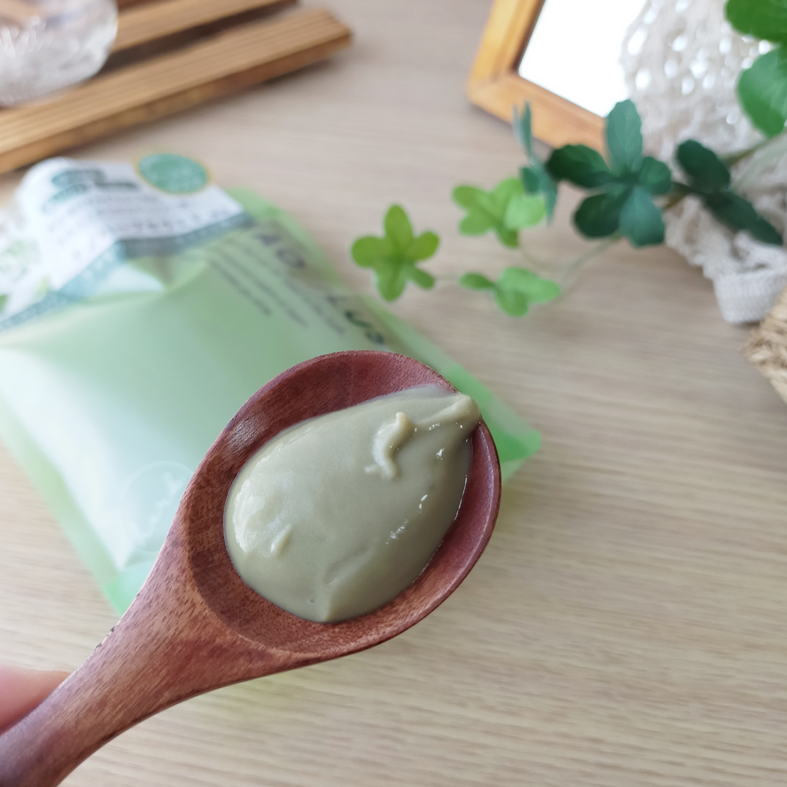 skinmarche WAOPLUS ハートリーフマグワートブースターマスク/ブレーンコスモス/洗い流すパック・マスクを使ったクチコミ（3枚目）