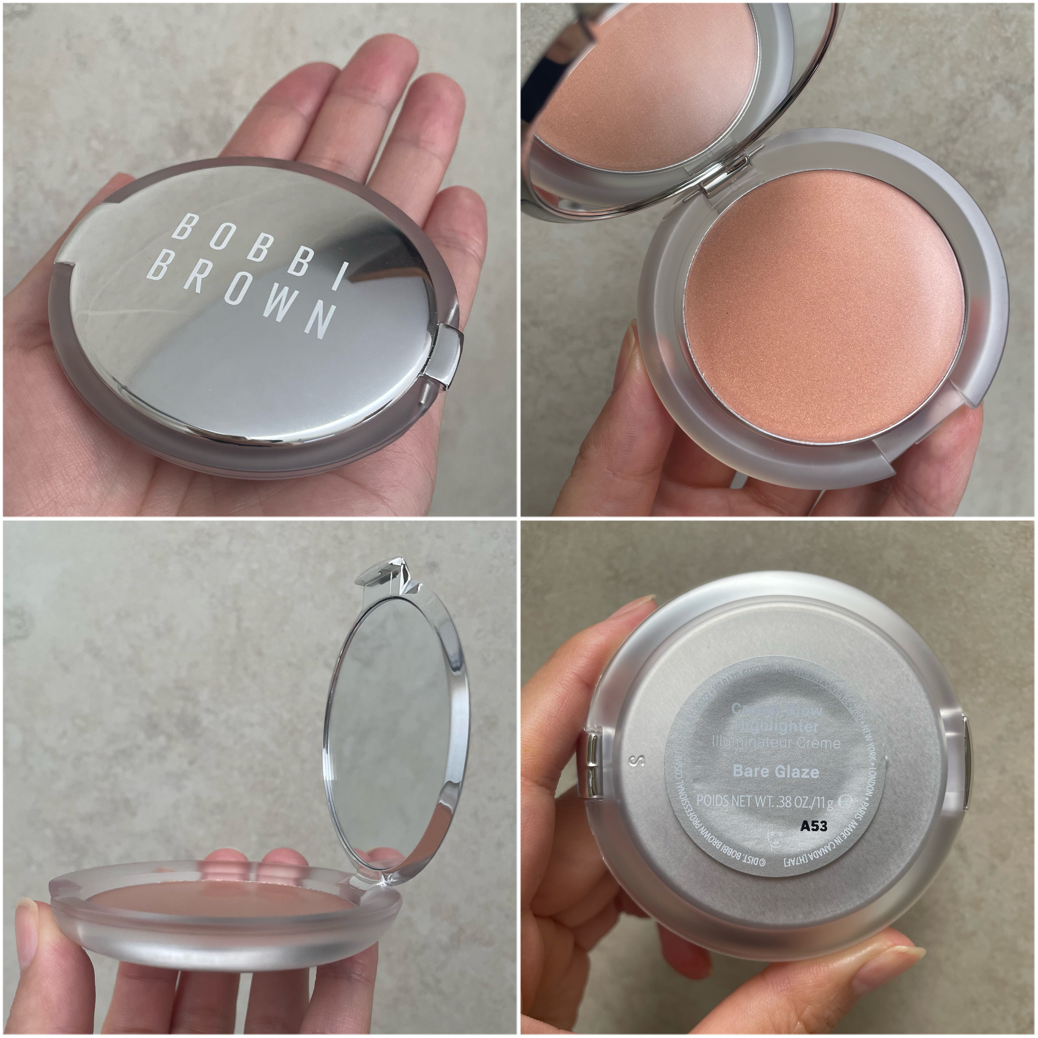 クリーム グロウ ハイライター/BOBBI BROWN/クリームハイライトを使ったクチコミ（2枚目）