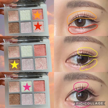 オーマイグリッターポップ/ABOUT TONE/アイシャドウパレットを使ったクチコミ(5枚目)