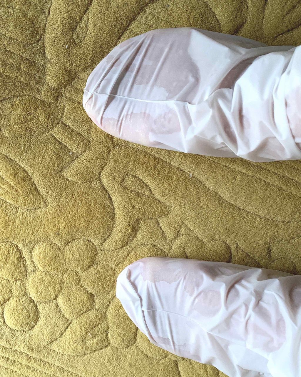 リアル スクイーズ アロエベラ モイスチャー フットマスク/ネイチャーリパブリック/レッグ・フットケアを使ったクチコミ（3枚目）