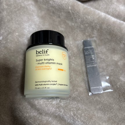 スーパーナイツ ビタミンマスク/belif/フェイスクリームを使ったクチコミ(3枚目)