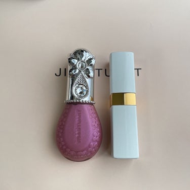 ジルスチュアート ブルームドロップ リップ＆チーク シフォン 102 twinkle dream(限定色)/JILL STUART/ジェル・クリームチークを使ったクチコミ（3枚目）