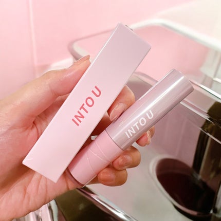 ジューシーパンピンググロス WG04 インローズ(IN ROSE)/INTO U/リップグロスを使ったクチコミ(1枚目)