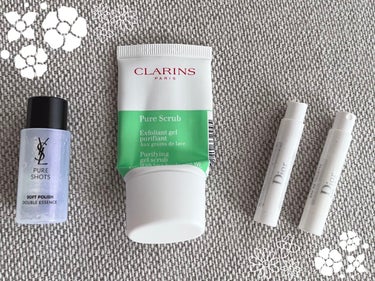 CLARINS ピュア ジェル スクラブのクチコミ「🎈🎂サンプルレビュー(2022年10月)🎂🎈
✼••┈┈••✼••┈┈••✼••┈┈••✼••.....」（1枚目）