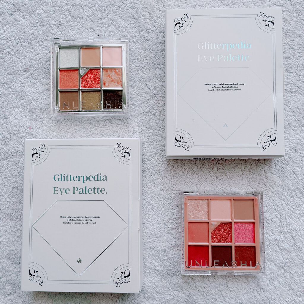 グリッターペディアアイパレット/unleashia/アイシャドウパレットを使ったクチコミ(2枚目)