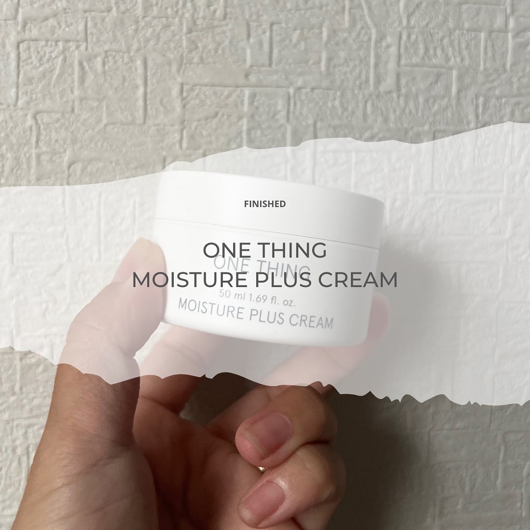 モイスチャープラスクリーム/ONE THING/フェイスクリームを使ったクチコミ（1枚目）
