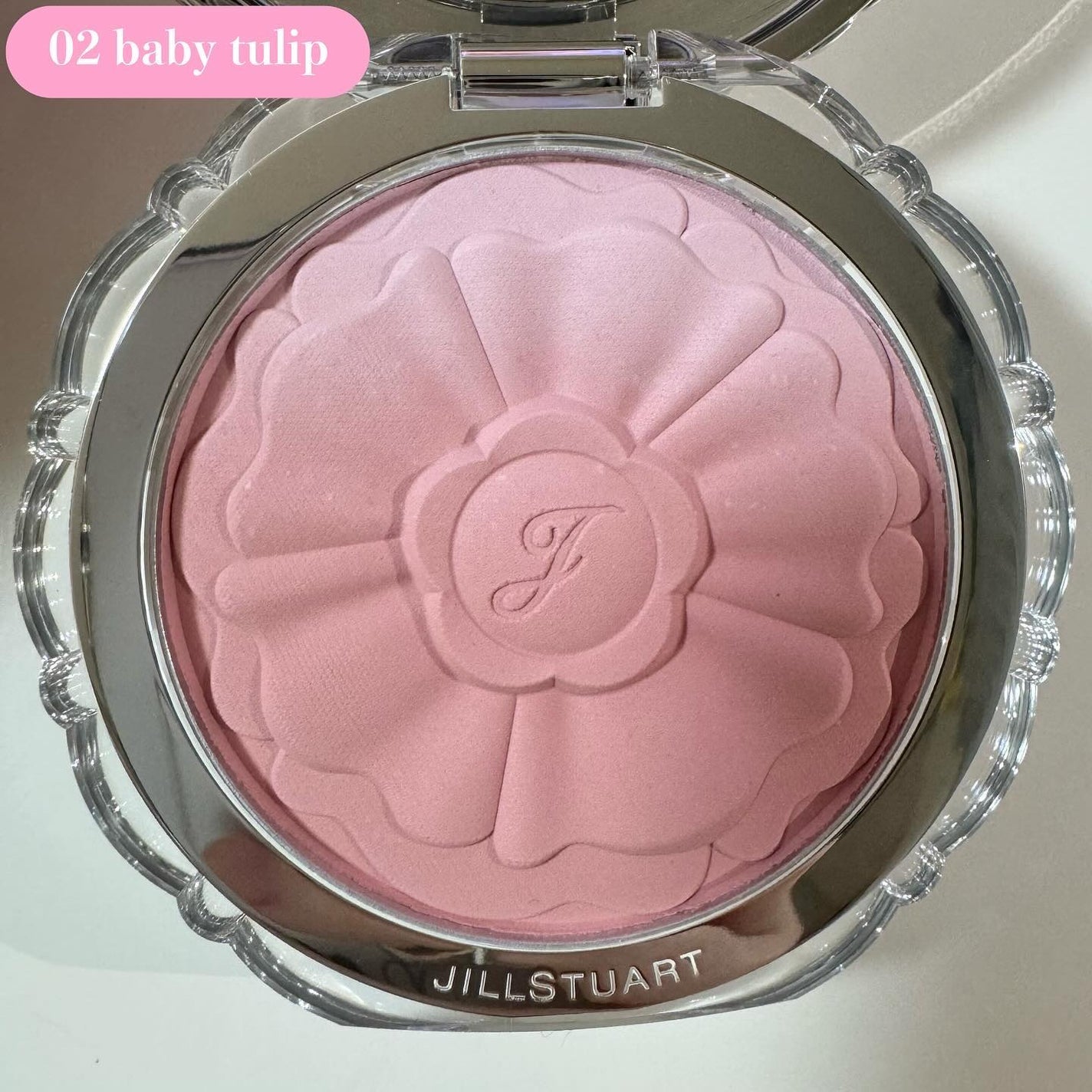 ジルスチュアート パステルペタル ブラッシュ/JILL STUART/パウダーチークを使ったクチコミ(3枚目)