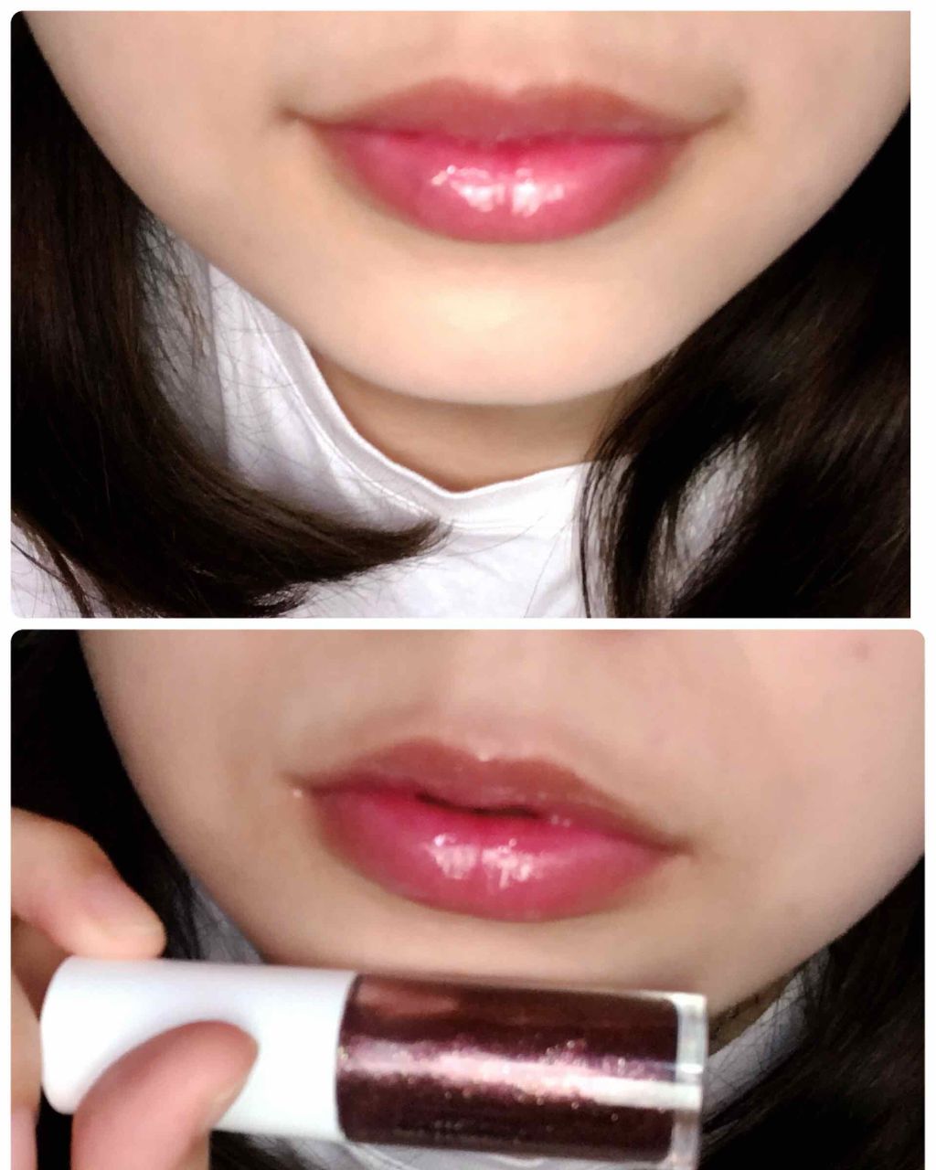 メスメリック ウェットリップオイル/CHICCA/リップグロスを使ったクチコミ（2枚目）