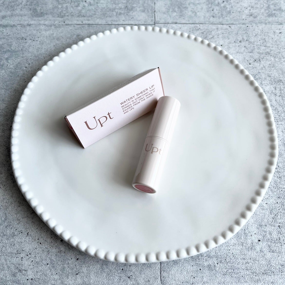 Upt WATERY SHEER LIP /Upt/口紅を使ったクチコミ(1枚目)