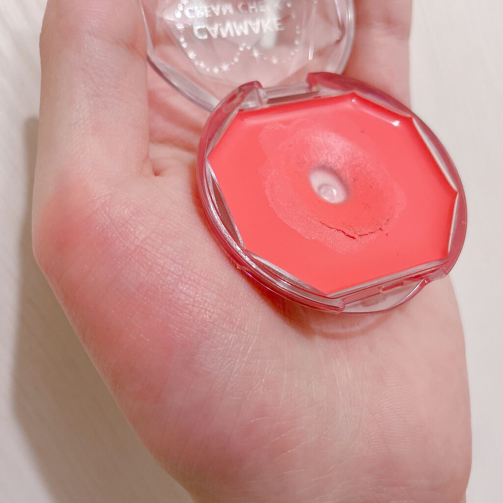 キャンメイク クリームチーク（クリアタイプ）のクチコミ「【キャンメイク クリームチーク】
内容量:2.3g     値段:¥580+税

✩CL05 .....」（2枚目）