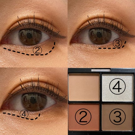 MFL アイシャドウ/moitiful/アイシャドウパレットを使ったクチコミ(4枚目)