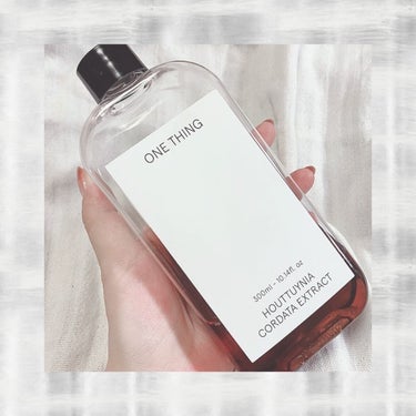 ドクダミ化粧水 300ml/ONE THING/化粧水を使ったクチコミ（1枚目）