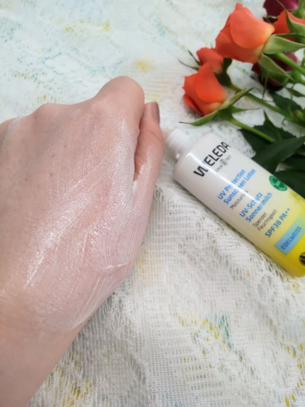 エーデルワイス UVプロテクト/WELEDA/化粧下地を使ったクチコミ(4枚目)