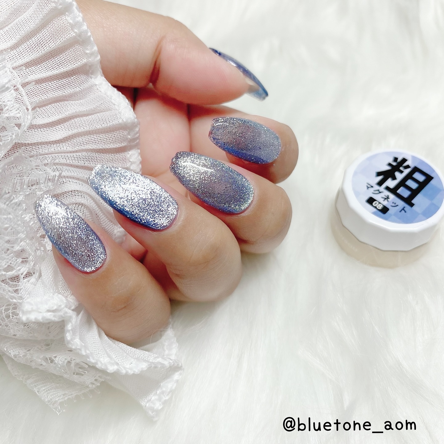 粗マグネット/ネイル工房/ジェルネイルを使ったクチコミ（3枚目）