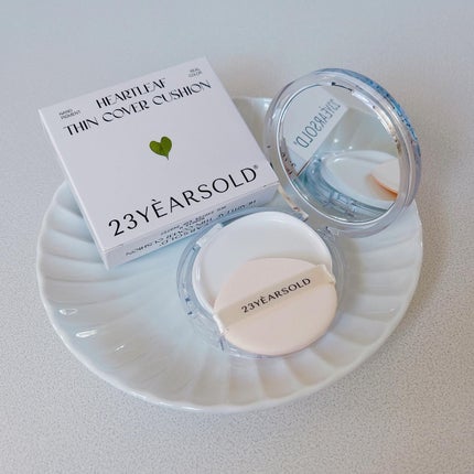 ハートリーフシーンカバークッション/23years old/クッションファンデーションを使ったクチコミ(2枚目)