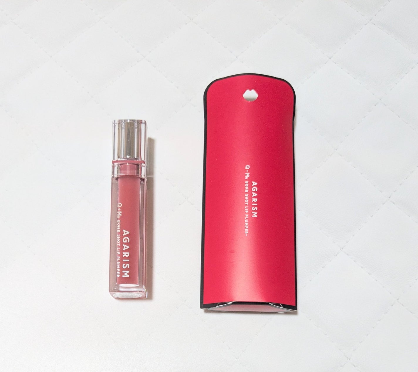 Q+Me ボムショットリッププランパー+/AGARISM/リッププランパーを使ったクチコミ(2枚目)