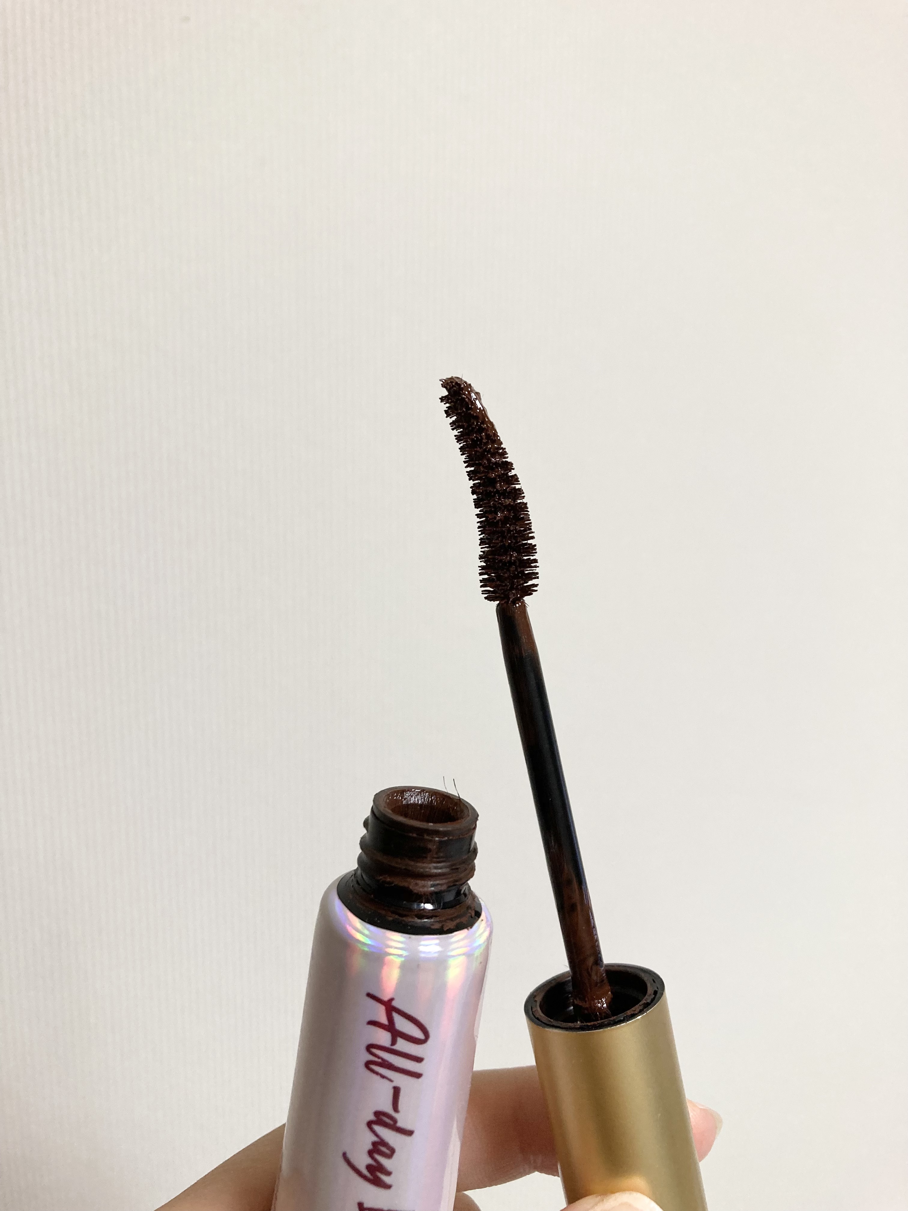 オールデイ ロング アンド カール マスカラ ブラウン/Milk Touch/マスカラを使ったクチコミ（2枚目）