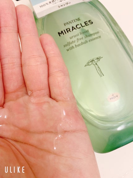 ミラクルズ うるおいブースト シャンプー/トリートメント/パンテーン/市販シャンプーを使ったクチコミ(4枚目)