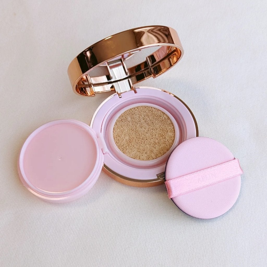 ピンクティーツリーカバーアップグロウクッション/APLIN/クッションファンデーションを使ったクチコミ(4枚目)