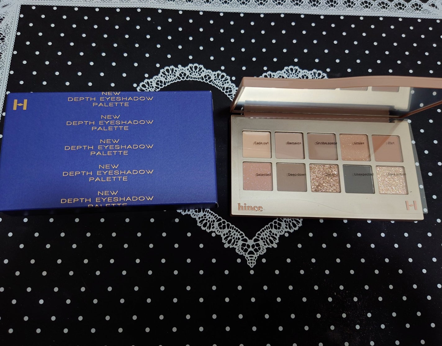 ニューデップスアイシャドウパレット/hince/アイシャドウパレットを使ったクチコミ(1枚目)