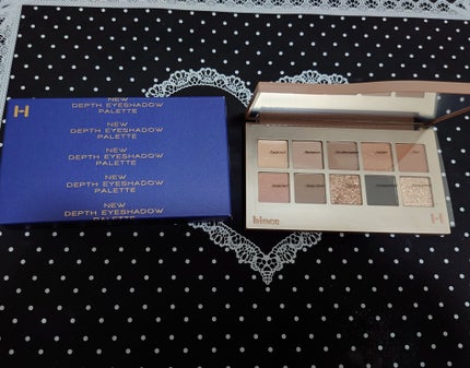 ニューデップスアイシャドウパレット/hince/アイシャドウパレットを使ったクチコミ(1枚目)