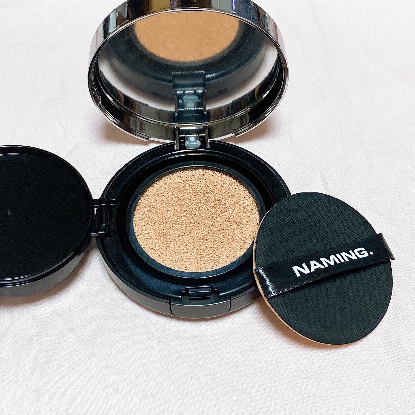ネーミング レイヤード フィットクッション 21Y/NAMING./クッションファンデーションを使ったクチコミ（3枚目）