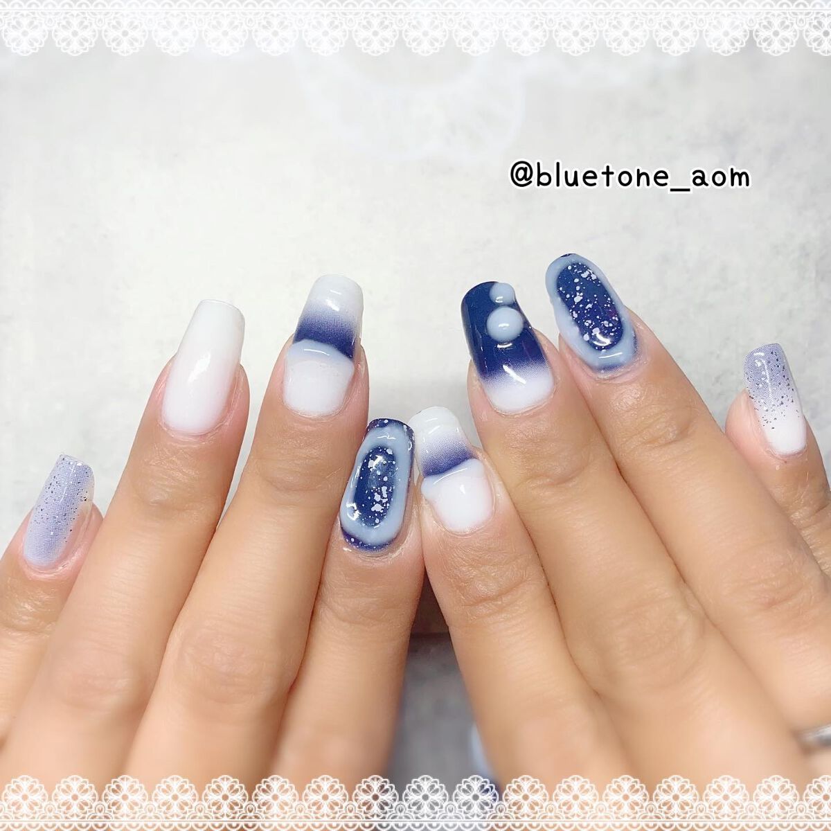 セルフカスタム ネイルシール/KEEPU/ネイルシールを使ったクチコミ(6枚目)