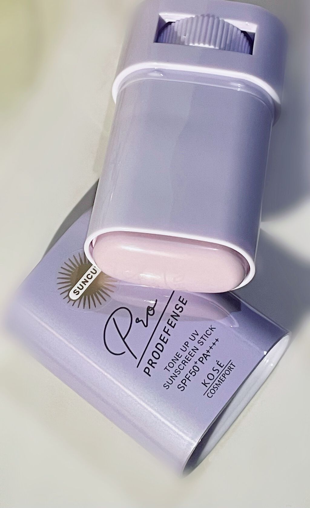 プロディフェンス トーンアップUV スティック/サンカット®/日焼け止めスティックを使ったクチコミ（2枚目）