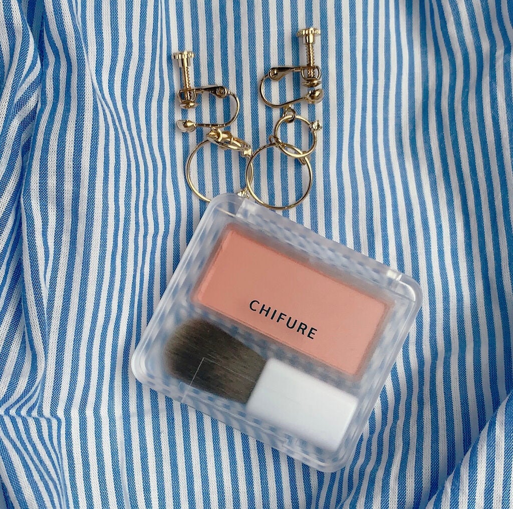 パウダー チーク/ちふれ/パウダーチークを使ったクチコミ(2枚目)