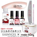 SHINYGEL HELLO KITTYジェルネイルキット ポータブルLEDランプ 6W ハイブリッドモデル付
