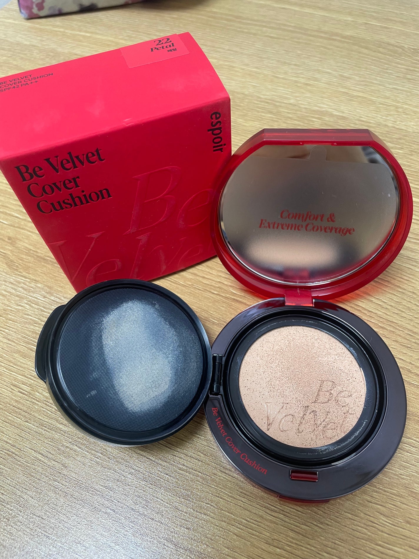 ビーベルベットカバークッション/espoir/クッションファンデーションを使ったクチコミ(4枚目)