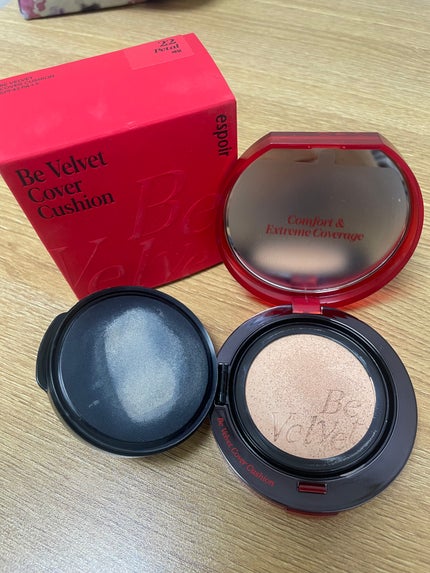 ビーベルベットカバークッション/espoir/クッションファンデーションを使ったクチコミ(4枚目)