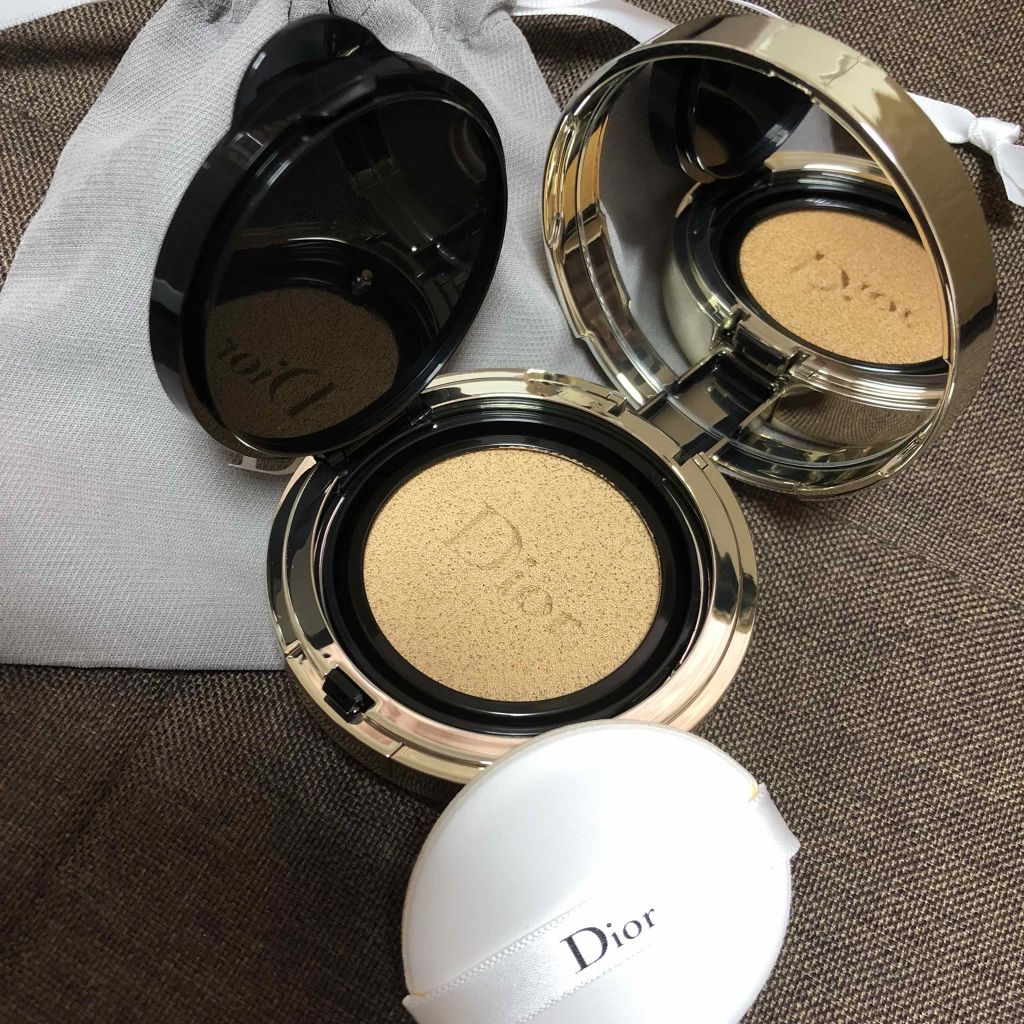 プレステージ ル クッション タン ドゥ ローズ/Dior/クッションファンデーションを使ったクチコミ(4枚目)
